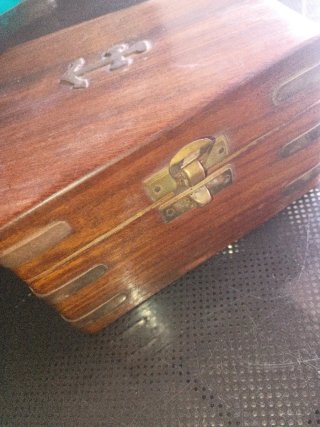 Sextante náutico de madera