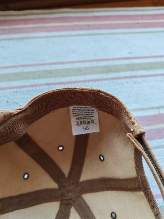 Gorra de corcho beige