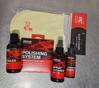 Kit Limpieza Guitarra D'Addario y RC Strings