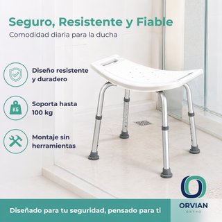 Silla Ducha Ajustable Altura