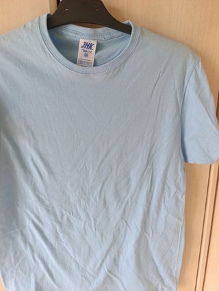 Camiseta JHK Azul Celeste Talla S y XS