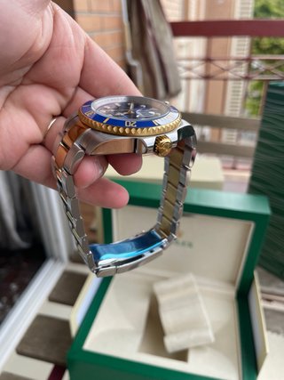Rolex Submariner bicolor azul y oro