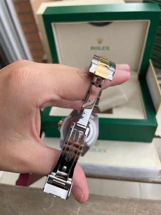Rolex Submariner bicolor azul y oro