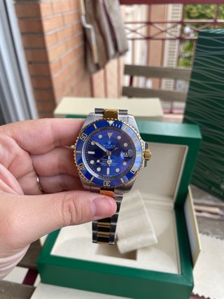 Rolex Submariner bicolor azul y oro