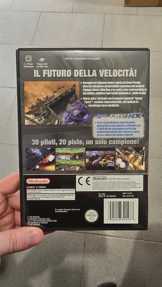 F-Zero GX GameCube PAL ITA Completo Mint Manuale