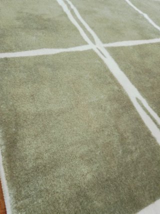 Alfombra Cuadros Verde Oliva 200x250