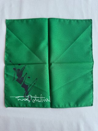 Foulard Lega Nord Verde Autografo firmato Bossi