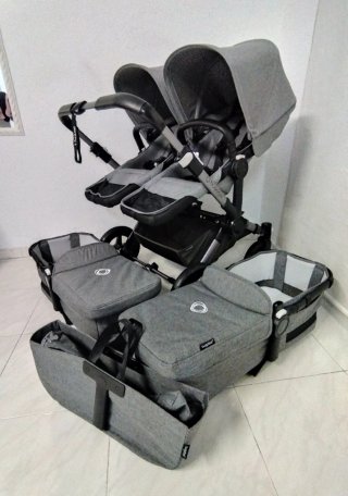 Bugaboo Donkey 5 Gris Melange