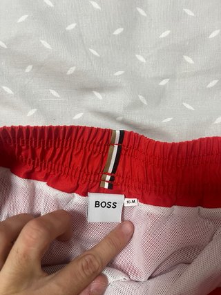 Conjunto Boss Rojo Camiseta y Pantalón Corto