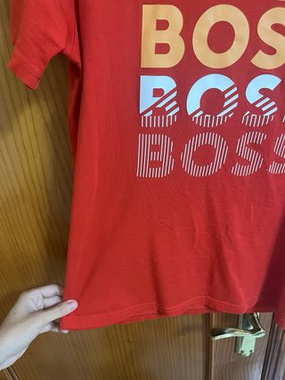 Conjunto Boss Rojo Camiseta y Pantalón Corto