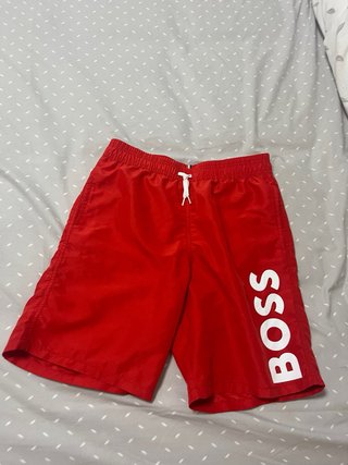 Conjunto Boss Rojo Camiseta y Pantalón Corto