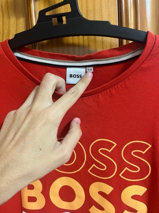 Conjunto Boss Rojo Camiseta y Pantalón Corto