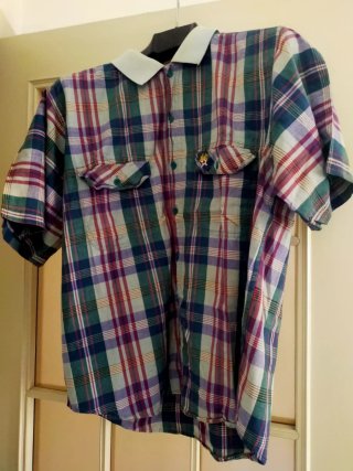 Camicia Valentino Jeans Quadri Vintage Multicolor