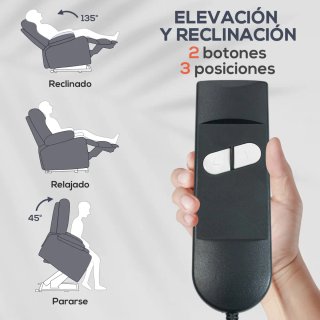 Sillón Levanta Personas 8 Puntos Masaje