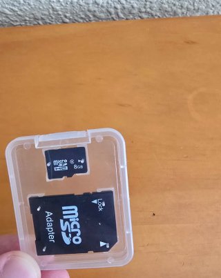 Set tarjeta micro SD, adaptador y funda
