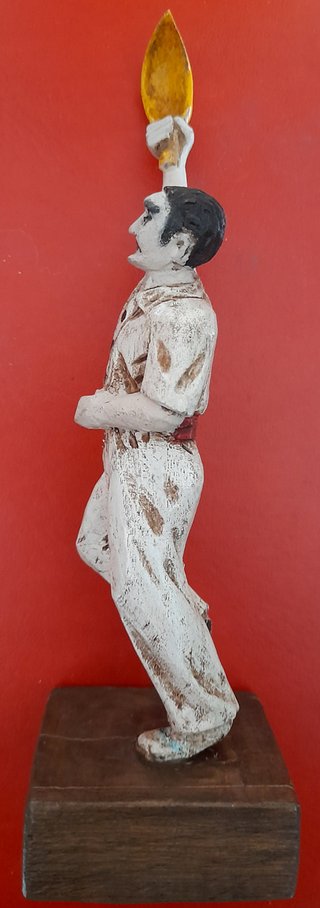 Figura Pelotari Tallada a Mano 1967