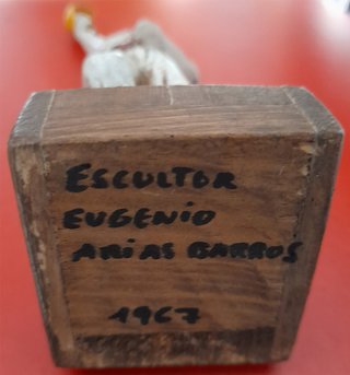Figura Pelotari Tallada a Mano 1967
