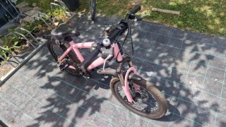 Bicicleta infantil rosa