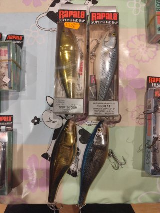 Señuelos Rapala variados