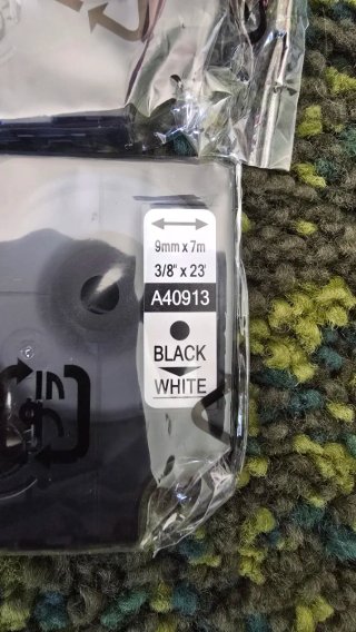 Cartuchos Etiquetas Dymo Rhino Negro Blanco