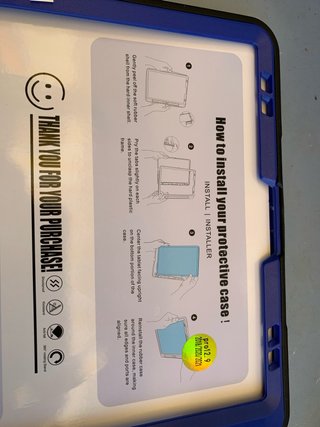 Funda Tablet P.C. Negra y Azul