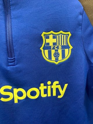 Nike FC Barcelona Dri-FIT Training Drill Top Blue Spotify