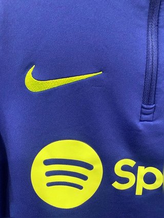 Nike FC Barcelona Dri-FIT Training Drill Top Blue Spotify