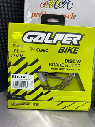 2 Discos Galfer 140mm Road Center Lock