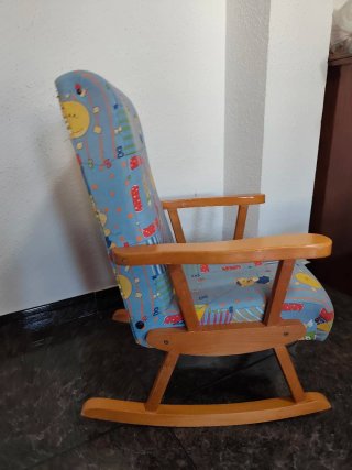 Silla Mecedora Infantil Estampada
