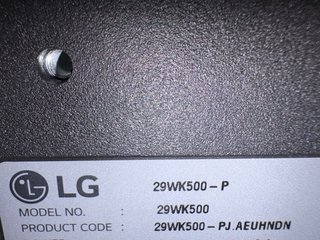 Monitor LG Ultrawide 29” 29WK500-P