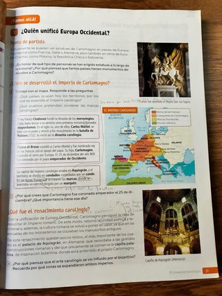 Geografía e Historia, 4 Secundaria, Comunidad d...