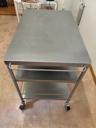 Carro cocina IKEA FLYTTA acero inoxidable