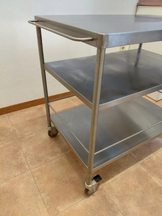 Carro cocina IKEA FLYTTA acero inoxidable