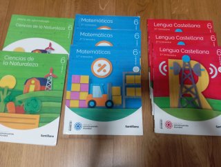 Libros de texto 6 primaria Santillana