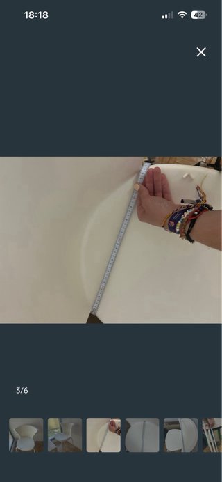 Sillas blancas para terraza