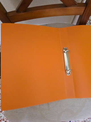 Archivador naranja OfficeTree (2 anillas)