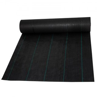 Barrera de Malezas, Tela de Paisaje de 5.8oz, Mat de Cubierta de 3ft x 300ft, Geotextil de Control de Césped de Alta Resistencia para Jardín, Patio, Negro