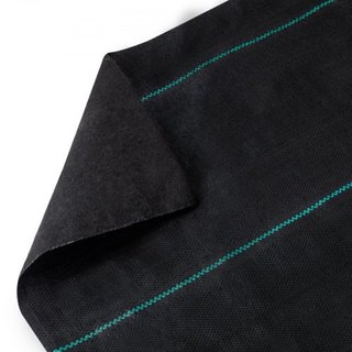 Barrera de Malezas, Tela de Paisaje de 5.8oz, Mat de Cubierta de 3ft x 300ft, Geotextil de Control de Césped de Alta Resistencia para Jardín, Patio, Negro