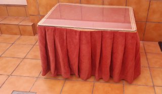 Mesa camilla cristal floral