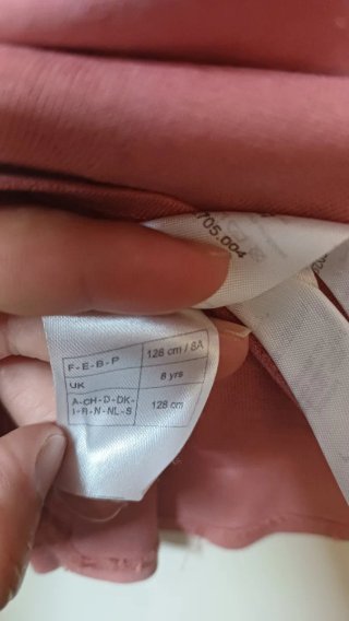 Vestido niña algodón Talla 8