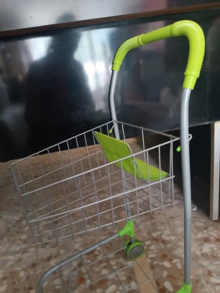 Carrito de juguete para la compra