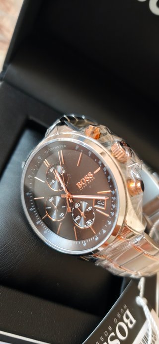 Reloj Hugo Boss Negro y Dorado