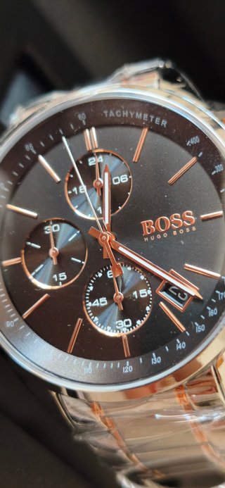 Reloj Hugo Boss Negro y Dorado