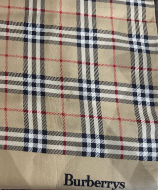 Foulard Burberry Beige e Rosso