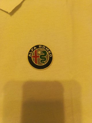 Polo Alfa Romeo Bianco Uomo Taglia M