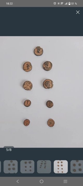 Lote 9 Monedas Romanas Antiguas