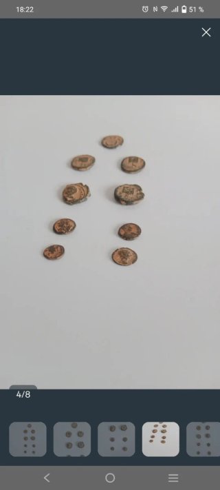 Lote 9 Monedas Romanas Antiguas