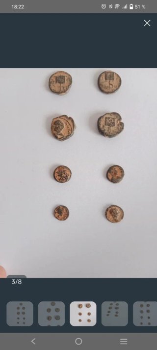 Lote 9 Monedas Romanas Antiguas