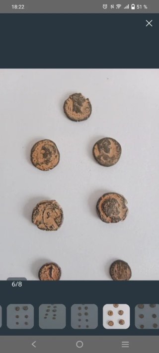 Lote 9 Monedas Romanas Antiguas