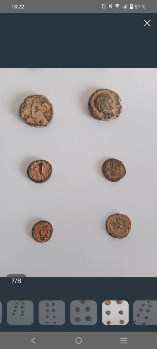 Lote 9 Monedas Romanas Antiguas